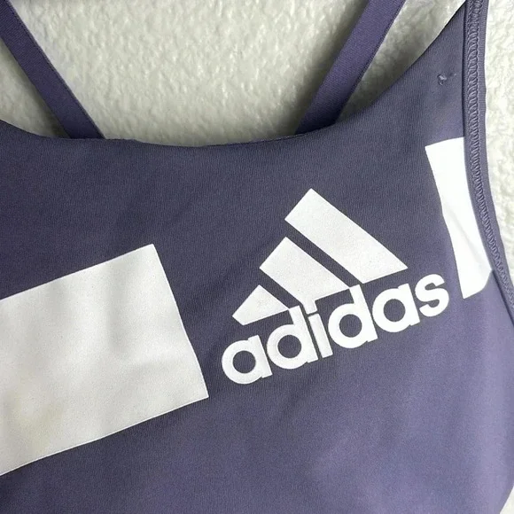 Adidas Purple Sports Bra - Picture 2 of 5